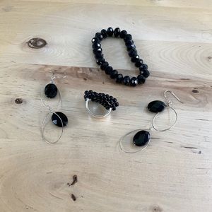 Assortment of Black Jewelry